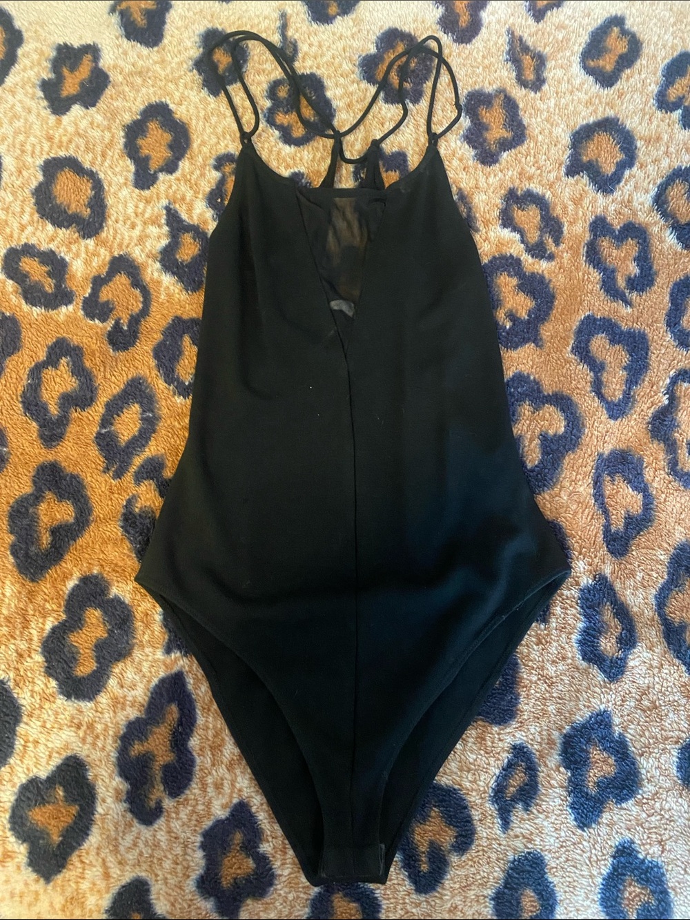 Full Tilt Black Girls One-Piece Bodysuit with Slim Straps